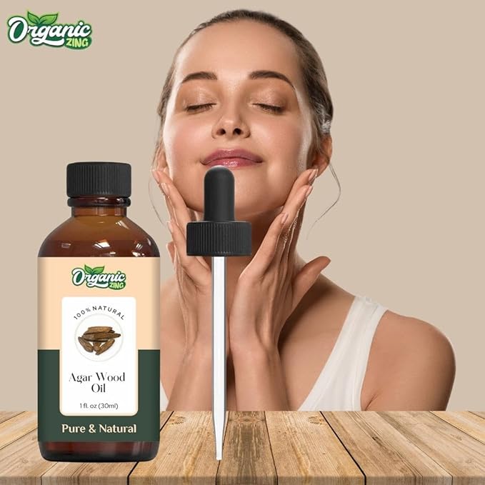Agarwood (Aquilaria malaccensis) Oil | Pure & Natural Essential Oil for Skincare, Aroma & Diffusers - 30ml/1.01fl oz