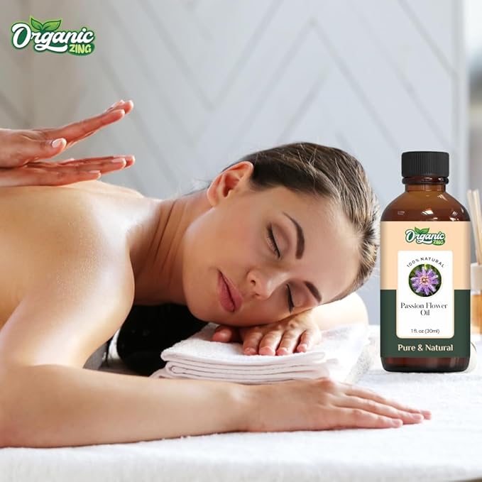 Passion Flower (Passiflora) Oil | Pure & Natural Essential Oil for Aroma, Diffusers, Skincare & Massage- 30ml/1.01fl oz