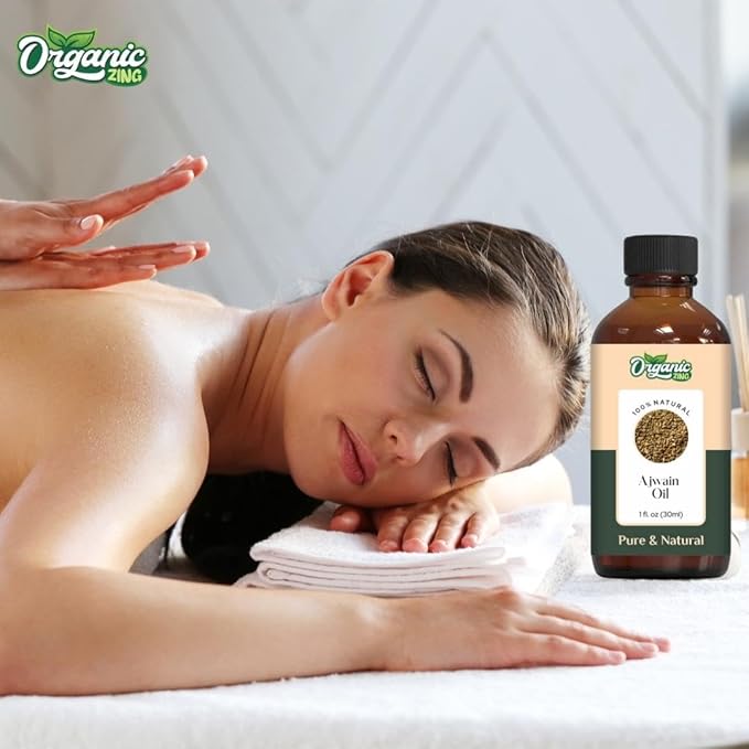 Ajwain (Trachyspermum Ammi) Oil | Pure & Natural Essential Oil for Skincare, Hair Care & Massage - 30ml/1.01fl oz