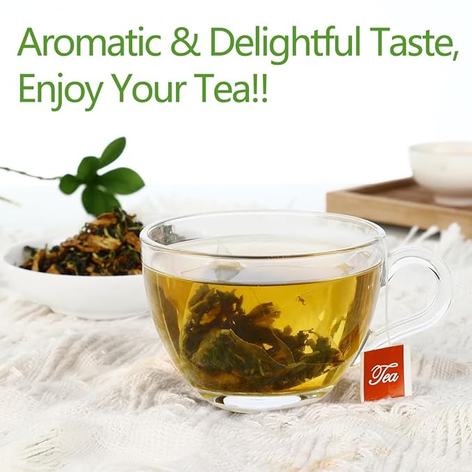 Premium Dandelion Leaf & Root Tea,50 Tea Bags /3.53Oz, for Liver & Kidney Health, Roasted Detox Herbal Tea. Support Digestion & Boost Immune System, Caffeine Free.