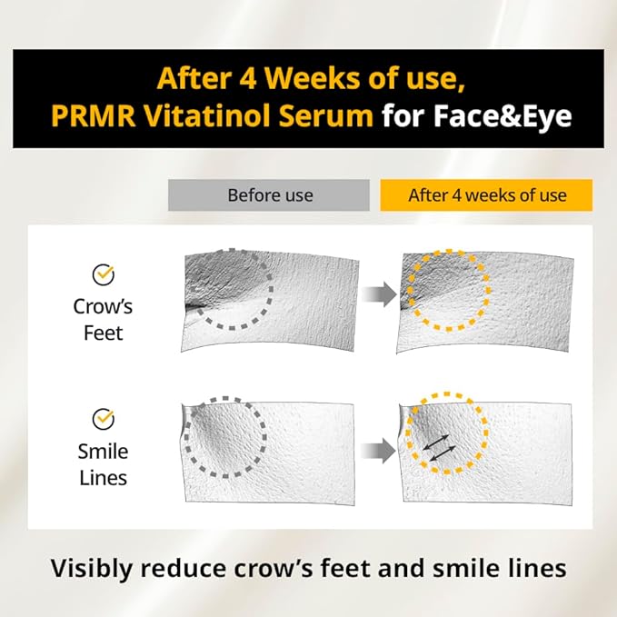PRIMERA (PRMR) Retinol Vitamin C Serum for Face - ššØš®šš” šššš¢šš§šš šš¢šššš¢š§šØš„ ššš«š®š¦, Skin Care for Anti-aging, Wrinkle Care Cream, Moisturizing 0.7 oz (21 g, Pack of 1)