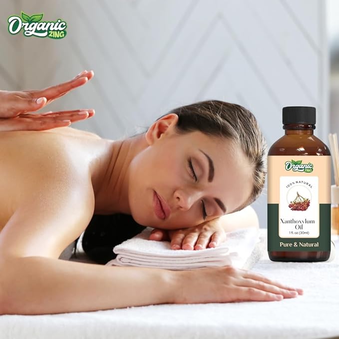 Xanthoxylum (Zanthoxylum) Oil | Pure & Natural Steam Distilled Essential Oil for Aroma, Diffusers & Massage- 30ml/1.01fl oz
