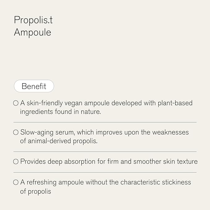 Calming & Nourishing Duo: Vegan S.Nailed it yam Essence & Propolis.t ampoule, Soothing, Firming, Korean Skincare Set