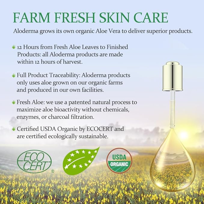 Aloderma Aloe Eye Cream Set, 2 pieces - Brightening Eye Cream, Firming Eye Cream