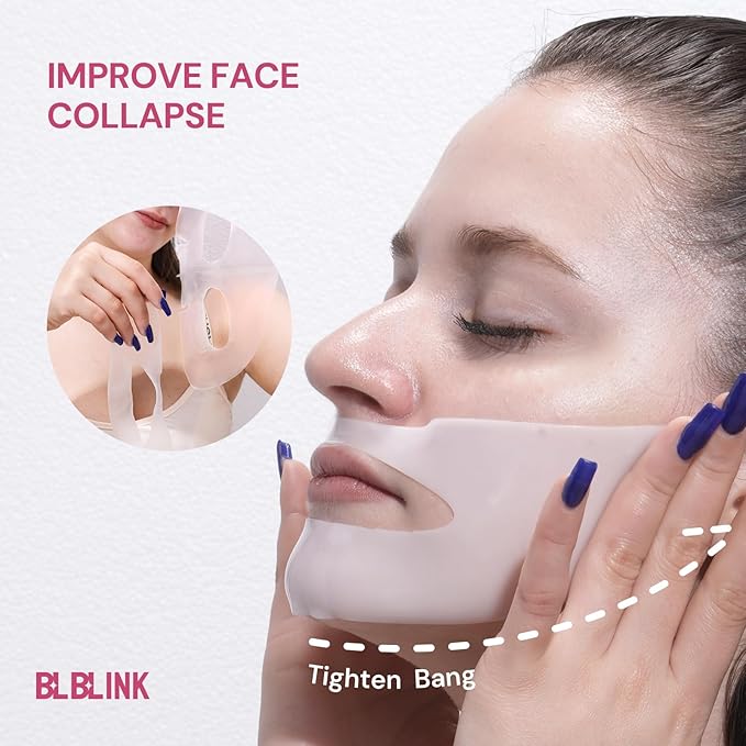 2 Pack Moisturizing Collagen Firming Hydrogel Mask 34gx10ea, Overnight Repair for Dry Skin, Collagen Face Masks, Firming & Anti-Aging, Hydrating Face Masks,Skincare