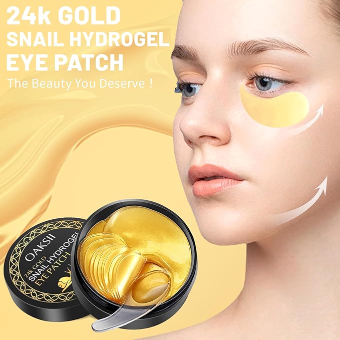 Snail Mucin Power Essence Set - Serum, Moisturizer & Eye Patch, Korean Skin Care for Hydrating, Dark Circles