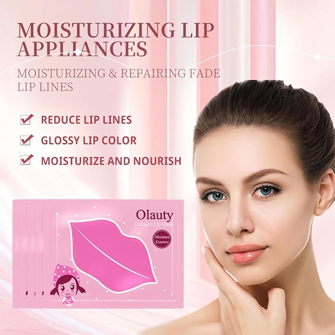 30 Pairs Lip Masks & 24K Gold Eye Masks, Crystal Collagen Eye Patches for Puffy Eyes, Gold Under Eye Mask for Puffy Eyes and Dark Circles, Treatments Under Eye Bags, Reducing Fine Lines and Wrinkles