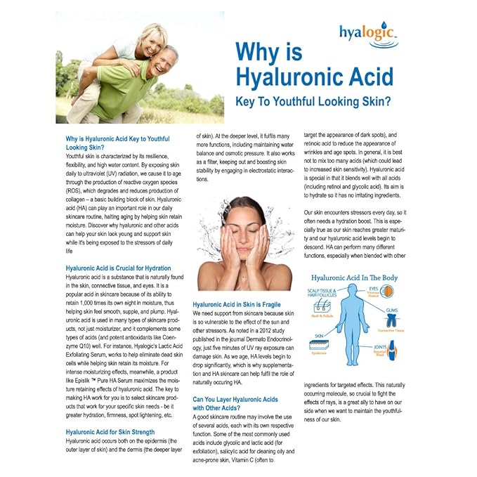 Hyalogic Dark Circle Lightening Face Serum - Treat Under Eye Dark Circles w/Hyaluronic Acid, Eveseryl & Regu-Age - Soothe, Nourish & Rejuvenate Skin - .47oz