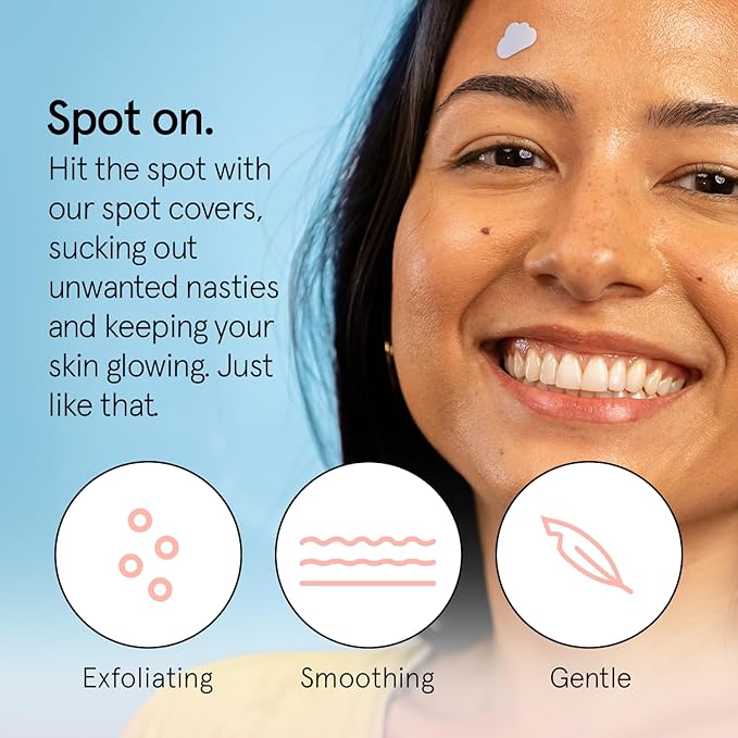 grace & stella Pimple Patches for Face - Cute Hydrocolloid Dots That Help Protect Acne & Reduce Redness - Fun Zit Stickers to Cover Blemishes - Dermatologist-Tested, Vegan (Multishape, 36 Count)