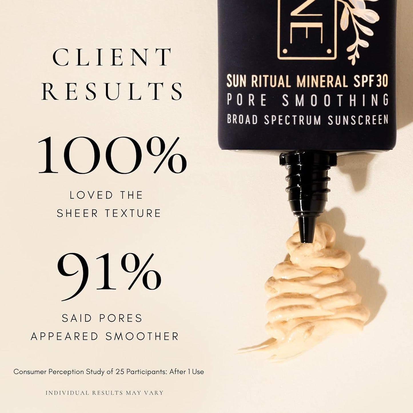 SAINT JANE - Luxury Sun Ritual - Pore Smoothing SPF 30 Mineral Sunscreen | Luxury, Floral-Infused, Clean Skincare (1.7 oz | 50 ml)