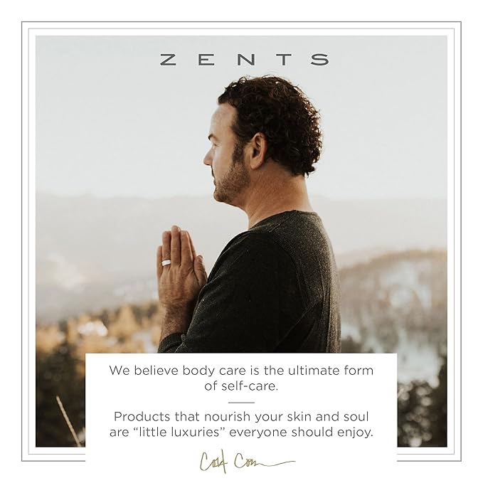 Zents Moisturizing & Cleansing Skincare Set (Earth Fragrance) | Probiotic Lotion & Body Wash with Organic Shea Butter & Aloe | Hydrates & Nourishes Skin | 10 fl oz & 6.4 fl oz