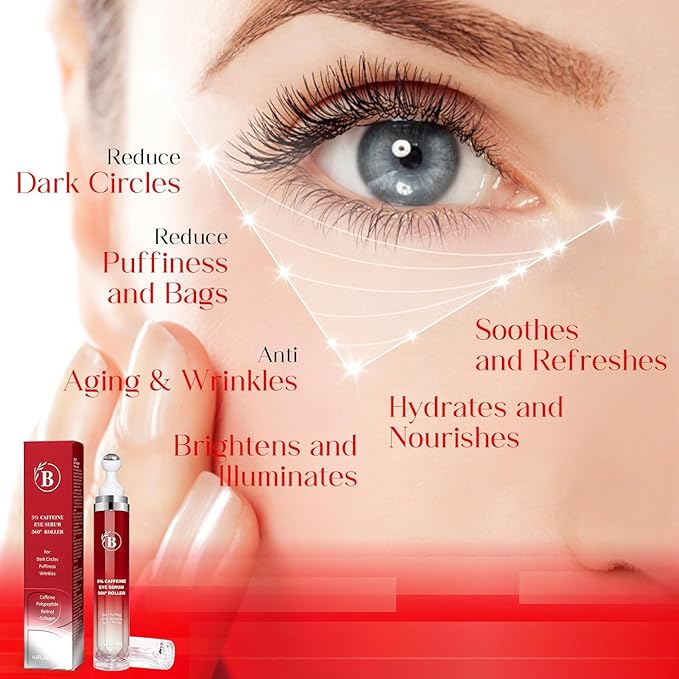 Caffeine Eye Cream for Nourishing and Hydrating, 1.4 Fl Oz (Pack of 1)
