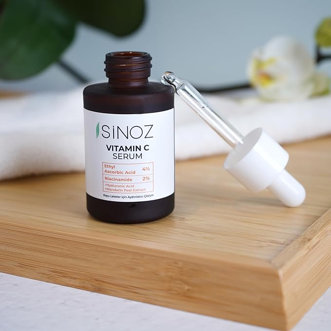 Vitamin C Brightening Face Serum | With Hyaluronic Acid & Vitamin C%4 + Niacinamide%2 | Evens Skin Tone, Fades Dark Spots & Fine Lines | Lightweight & Fast Absorbing | 30 ml