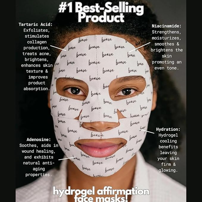 Real Deep Mask β Hydrogel Face Mask, Hydrating Sheet Mask, Korean Skincare Mask, Anti-Wrinkle & Skin Tightening, Natural Hydration Boost, Single Pack