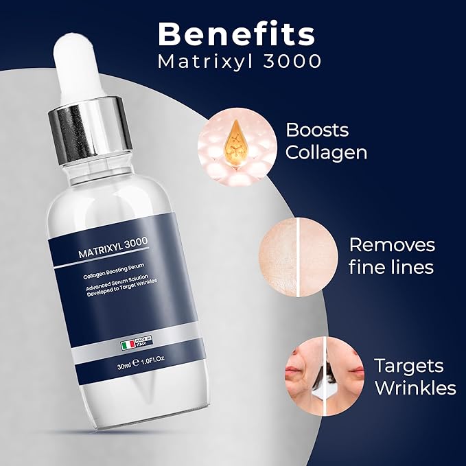 Under Eye Cream for Puffiness & Dark Circles + Argireline & Matrixyl 3000 Serum Bundle - Anti-Aging Eye Cream and Collagen-Boosting Face Serum for Fine Lines, Wrinkles, and Hydrated Skin