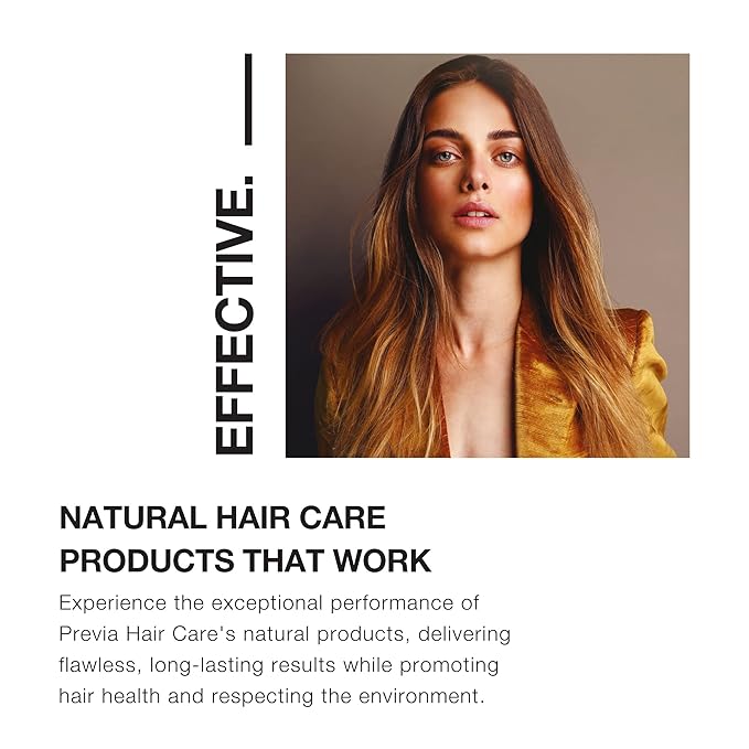 PREVIA Taming Gloss Anti-Frizz Hair Serum - Thermal Protection with Organic Almond Vegan - Moisturizing Formula for Smooth Shiny Hair ā Heat Protectant Glossifying Serum for Frizzy Hair - 6.7 oz