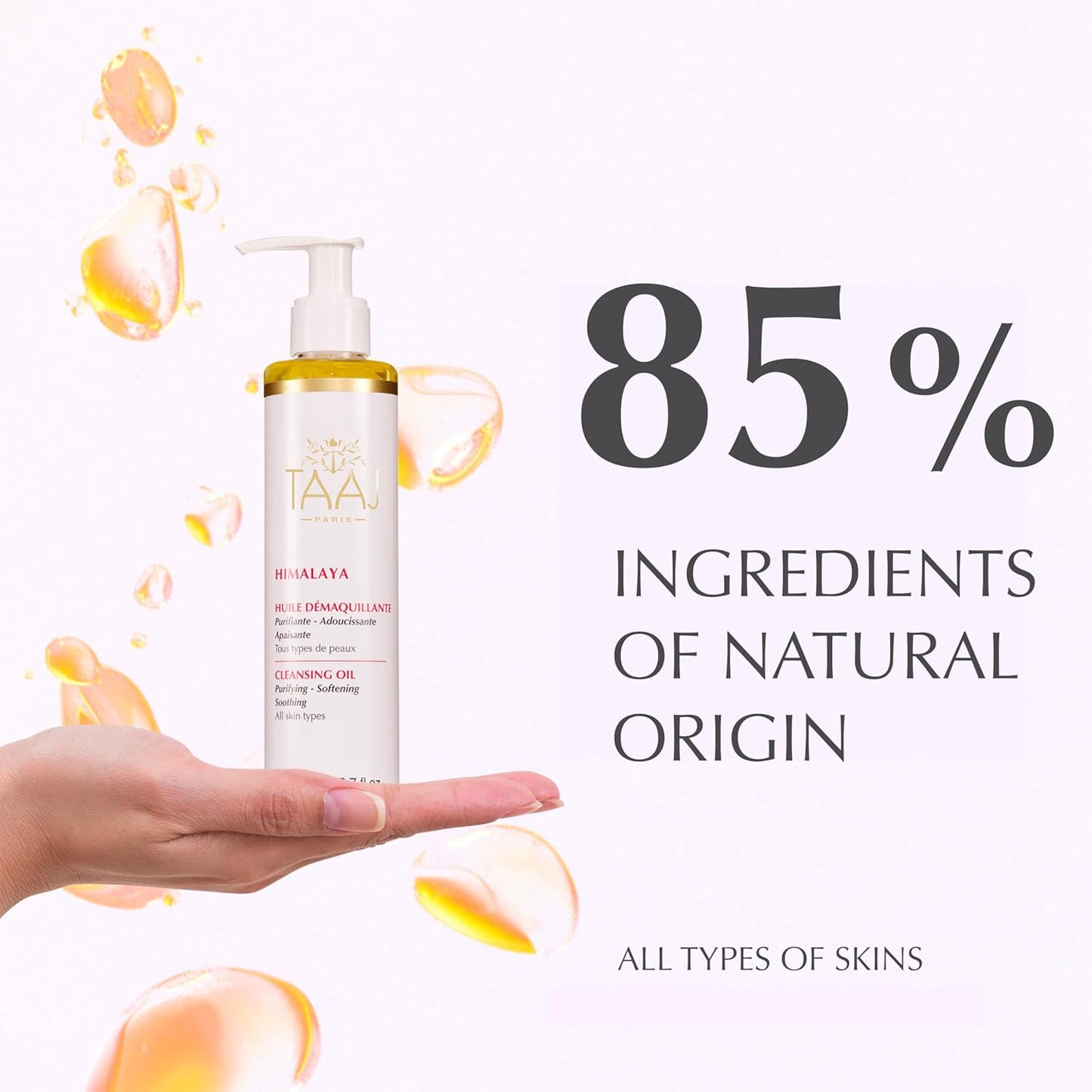 | Himalaya Cleansing Oil β Gentle & Melting Texture | Deep-Cleansing & Hydrating Skincare | Removes Impurities & Makeup | Soft, Clear & Calm Skin | All Skin | 85% natural & Vegan | 6.8 fl oz