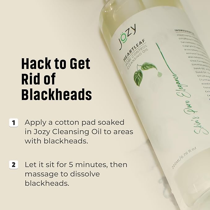 Pore Cleansing Oil – Lightweight Makeup & Blackhead Remover | Lemon Fragrance, Hydrating | Gentle Botanical Cleanser for Sensitive Skin | Asian skincare | C-Beauty’s Answer to Glass Skin (200 ml)