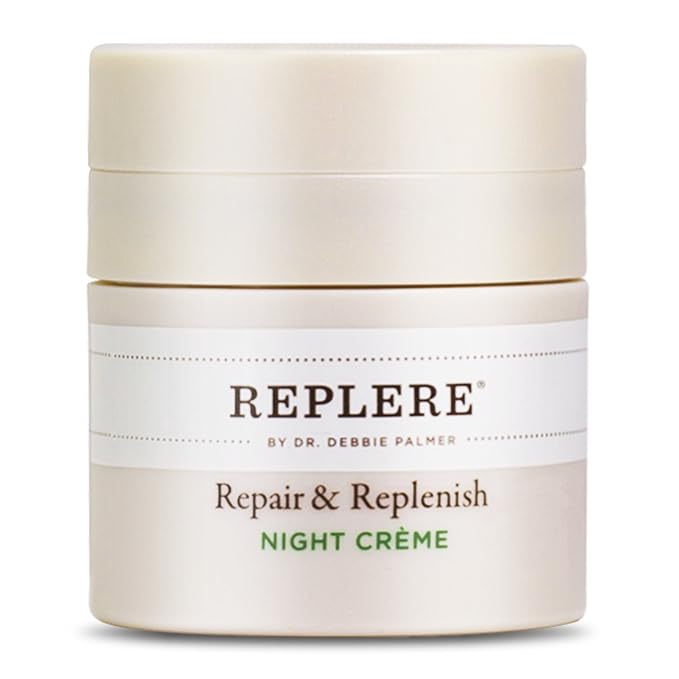 Repair & Replenish All Natural Moisturizing Night Crรจme - Reduce wrinkles, Dark Spots & Fine lines -1.7 OZ