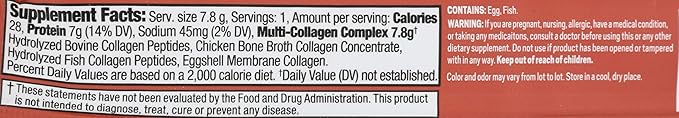 ANCIENT NUTRITION Multi Collagen Complex Powder Packet, 0.36 OZ ( Packaging may Vary)