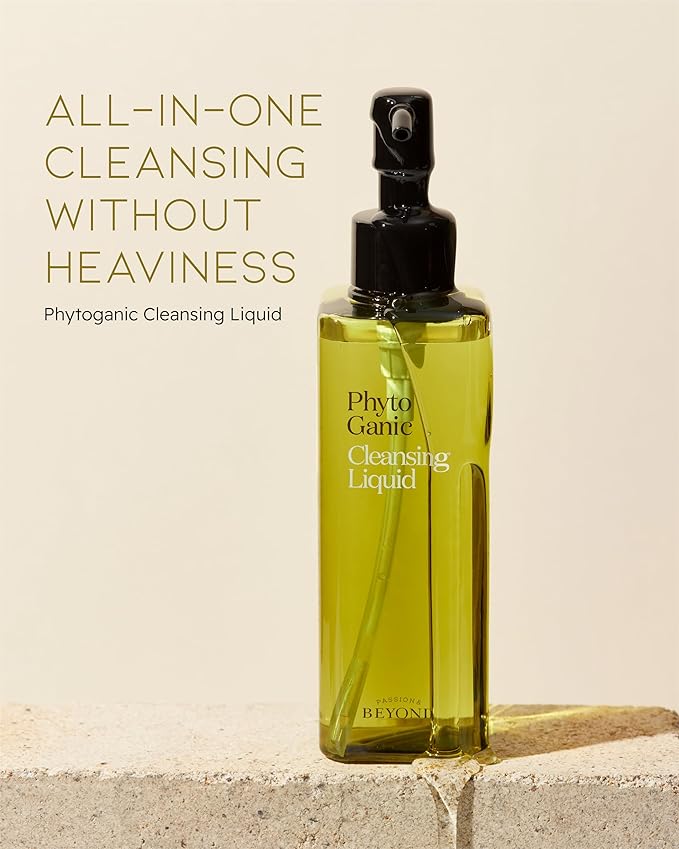 BEYOND Angel Aqua Moisture Skincare Set (11.2fl oz , 3-Piece Set) & Phytoganic (Cleansing Liquid, 6.8fl oz) - Vegan Formula Korean Skin Care.