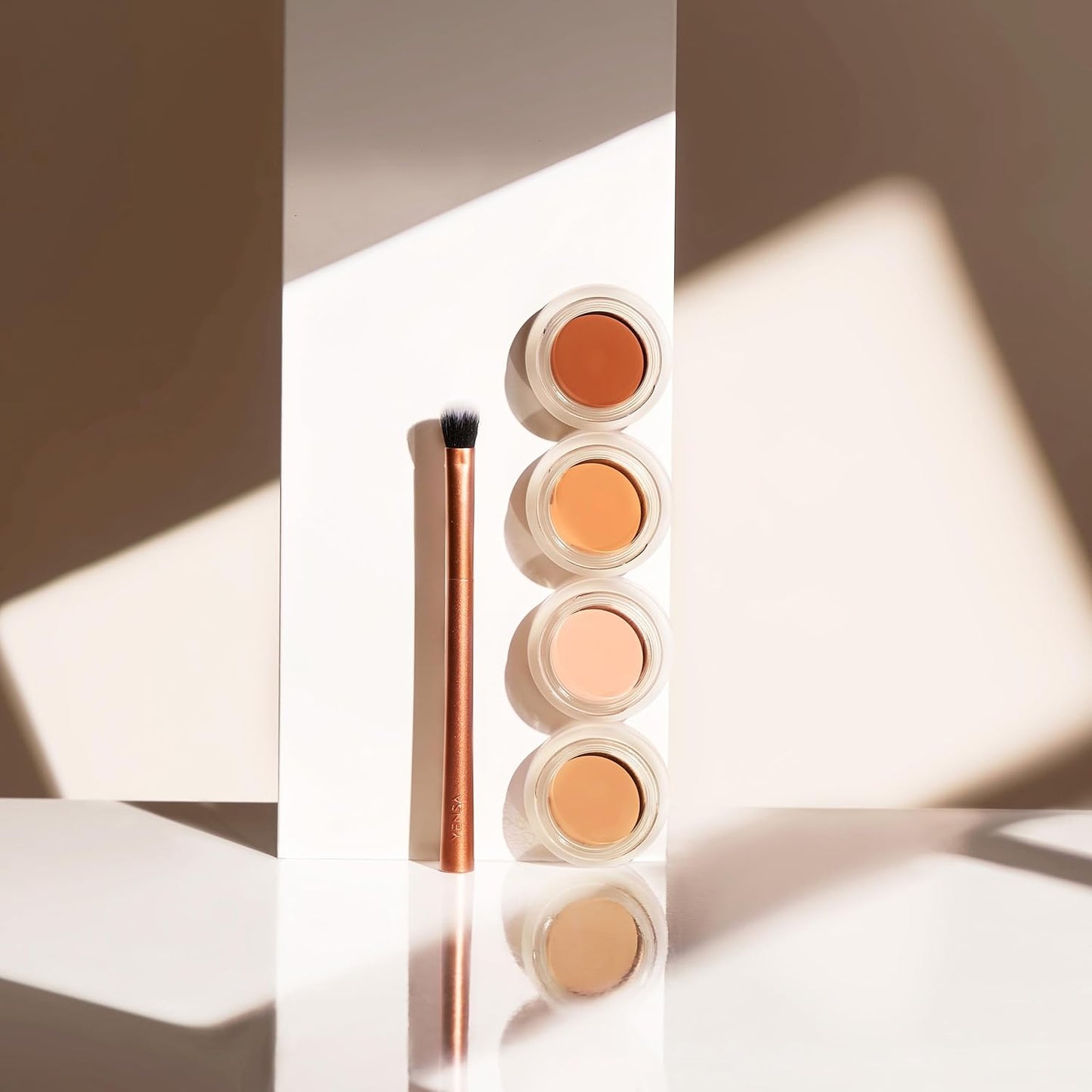 YENSA Super Bright Dark Circle Serum Eye Cream - Full-Coverage Under Eye Brightener with Peptides & Antioxidants - Lightweight Correcting Concealer & Serum - Fair 1 (0.18 oz)