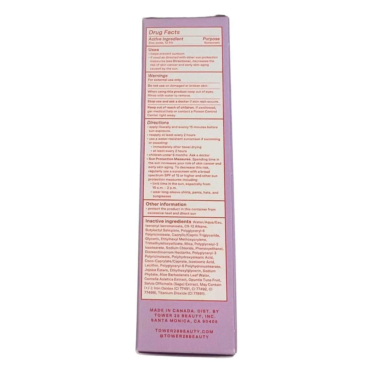 Tower 28 Beauty SunnyDays SPF 30 Tinted Mineral Sunscreen For Sensitive Skin - 2-in-1 Facial Broad Spectrum UVA/UVB Protection + Foundation - Shade 25 OCEAN PARK - Medium with Warm Undertones, 1 Fl Oz