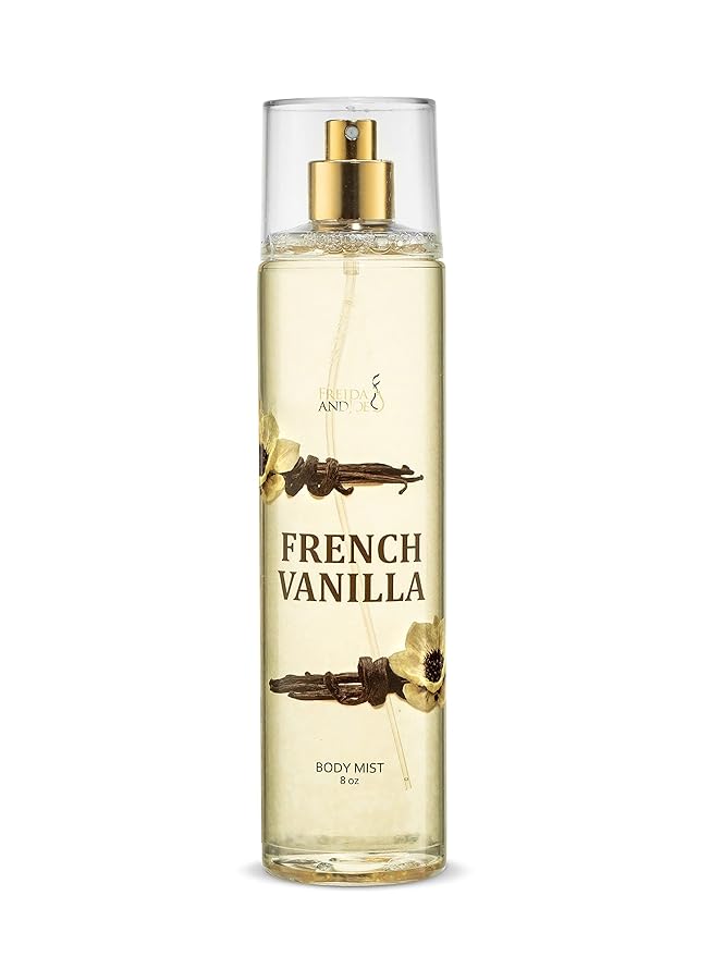 Home Spa Gift 10oz Deep Moisturizing Fragrance Body Lotion & 8 oz. Fine Fragrance Body Mist Set Luxury Self-Care Combo for Women and Girls (French Vanilla) Mother’s Day Gift for Mom