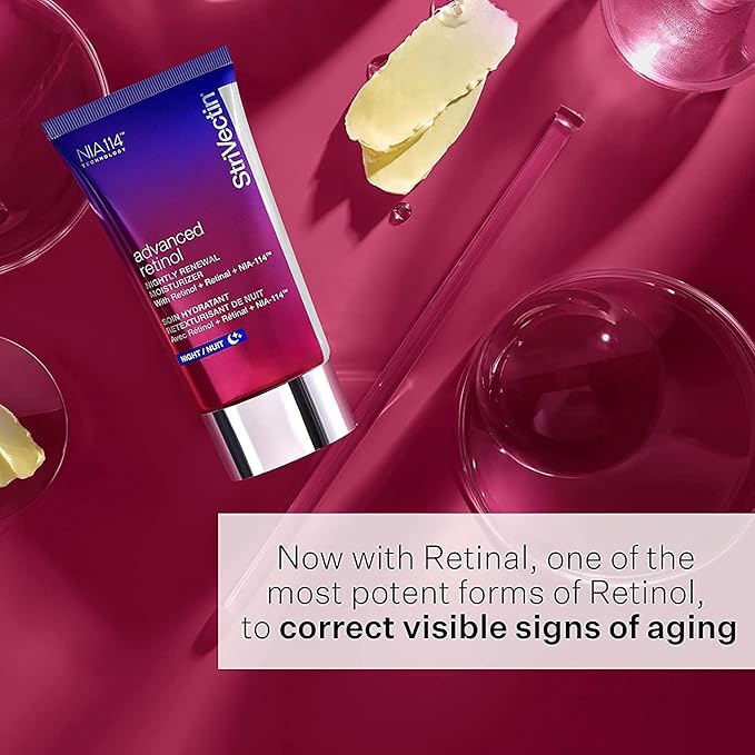 StriVectin Advanced Retinol Intensive Night Moisturizer, Targets Visible Signs of Aging for Healthier Skin, 1.7 Fl Oz