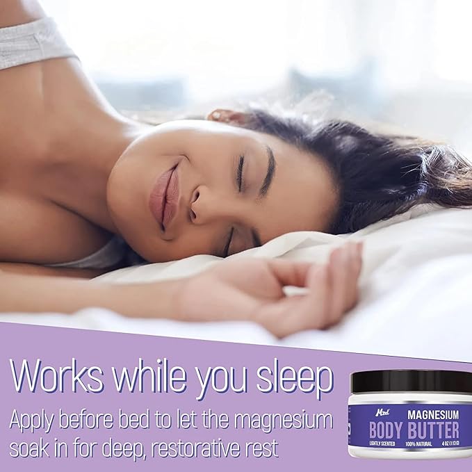 Body Lotion Butter for Women with Mango, Shea, Grapeseed, 100% Natural, Lightly Scented, 4 oz