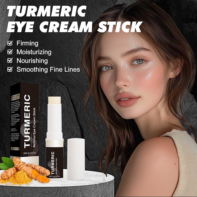 Retinol Eye Cream Stick for Under Eye Bags,Eye Balm Moisturizes Hydrating for Dark Circle,Wrinkles, Undereye care for Women Girl
