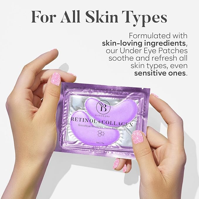 Variety Box Under Eye Patches for Puffy Eyes and Dark Circles(30 PAIRS), Collagen & Hyaluronic Acid Gel Masks for Hydration, Anti Wrinkle Patches, Bridesmaid Gifts, Bachelorette Party Favors