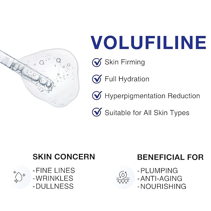 Volufiline & Niacinamide Serum Bundle ā 100% Pure Volufiline for Skin Firming + 20% Niacinamide for Pore Minimizing & Brightening ā Anti-Wrinkle, Collagen Boosting & Even Skin Tone Korean Skincare