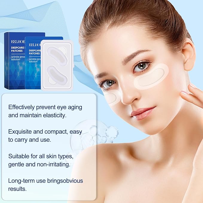 12 Picecs Malora Microglow Eye Patches,Hyaluronic Patchess for Under,Malora Under EyePatches for Wrinkles,Reduces Puffiness & Eye Bags,Under Eye Wrinkles Hydrating Sticker Mask (2Box)