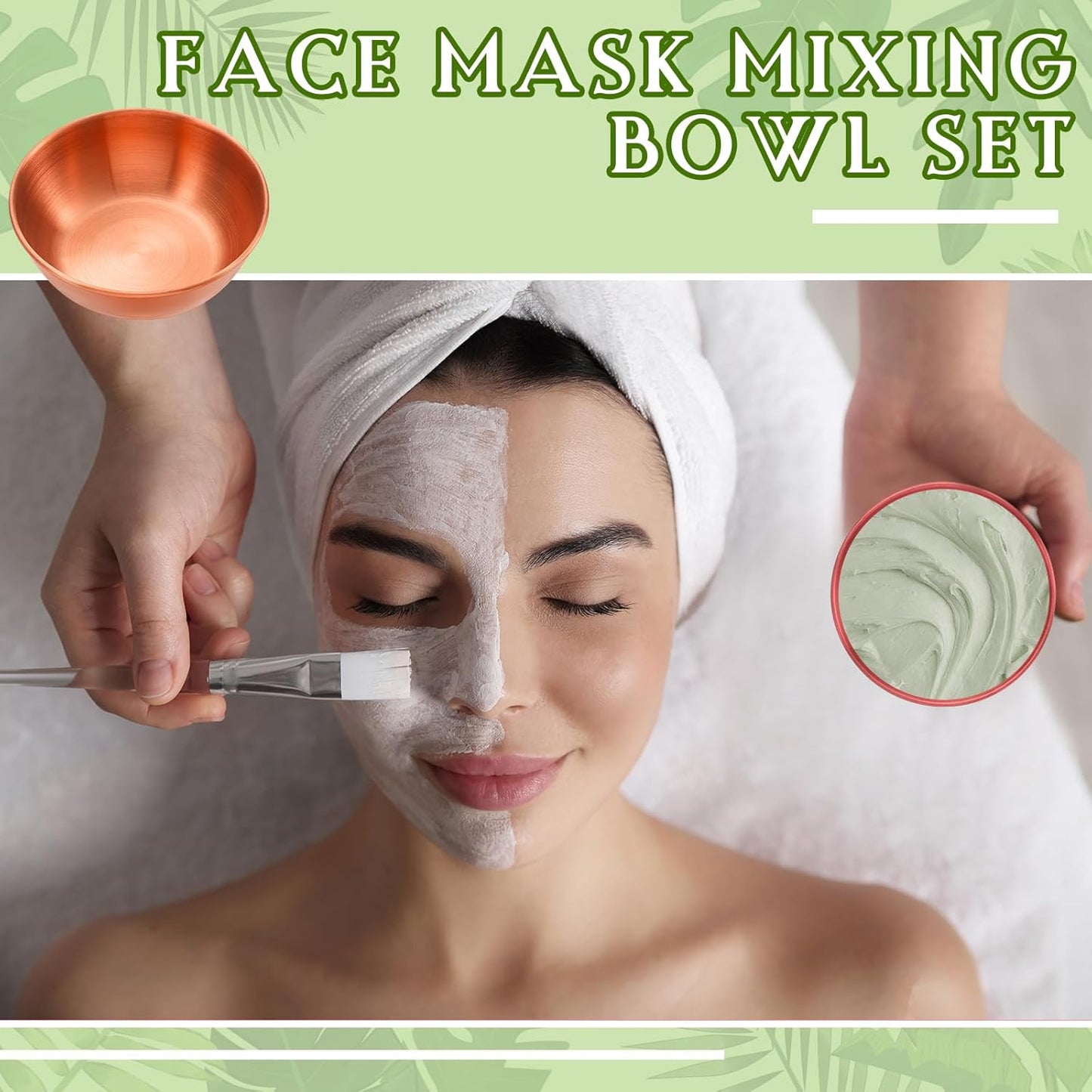 12 Pcs 3. 23 In DIY Face Mask Mixing Bowl Stainless Steel Esthetician Facial Mask Bowl Facial Small Mixing Esthetician Supplies for Lady Women Skincare Home Salon Cosmetic Beauty (Rose Gold)