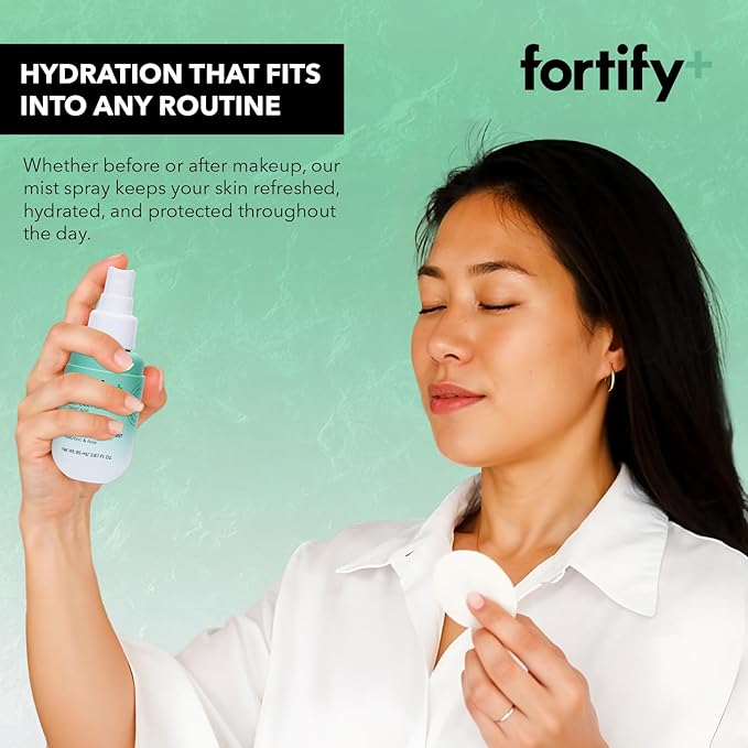 9-in-1 Facial Mist with Hyaluronic Acid & Zeolite - Anti-Aging Hydrating Face Spray | Daily Use - Dermatologist Tested Korean Skincare - Fragrance & Alcohol Free 2.87 oz - Pack of 2