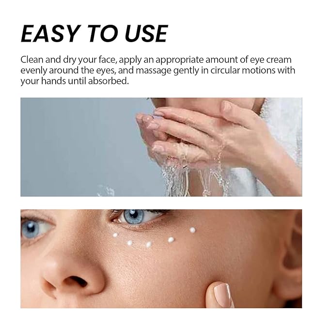 Anti-Aging Eye Cream - Instant Firming Treatment Reduces Under Eye Bags