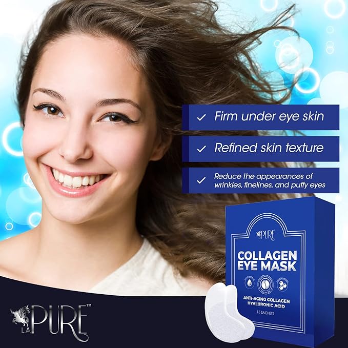 Untilmate Refresh Under Eye Mask Bundle - 24K Gold + Hyaluronic Acid 30 Mask Pairs High Collagen Skincare Brightening Lightening Moisturizing - Anti Aging Under Eye Masks