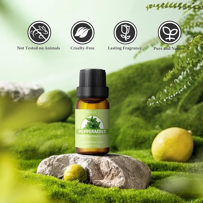 Essential Oils Set - Pure Essential Oils-Perfect for Diffuser, Humidifier, Massage, DIY Candle and Soap Making(30x10 ML)