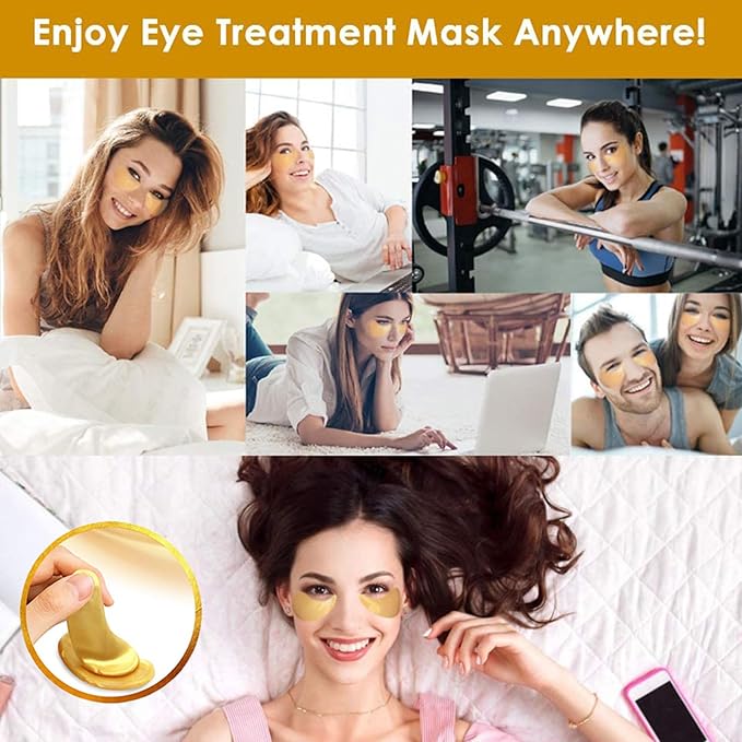 30 Pairs Lip Mask Under Eye Masks Patches, Crystal Collagen Hydrating Moisturizing Smoothing Lips Gel Pads for Puffy Eyes Bags,Dark Circles,Puffiness,Fine Lines,Wrinkles,Anti-Aging Vitamin C