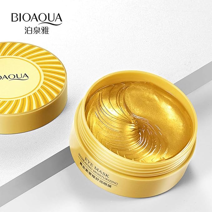BIOAQUA 30 Pairs Eye Mask Moisturizing Hydrating Anti-Wrinkle Anti-Aging Remove Dark Circles Smooth Nourishing Refreshing (GREEN)