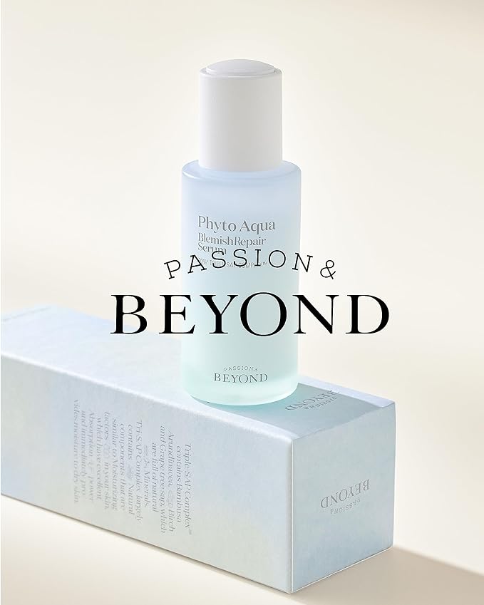 BEYOND Phyto Aqua Repair Face Serum (1.35 fl oz) & Angel Aqua Moisture Skincare Set (11.2fl oz, 3-Piece Set) - Vegan Formula Korean Skin Care