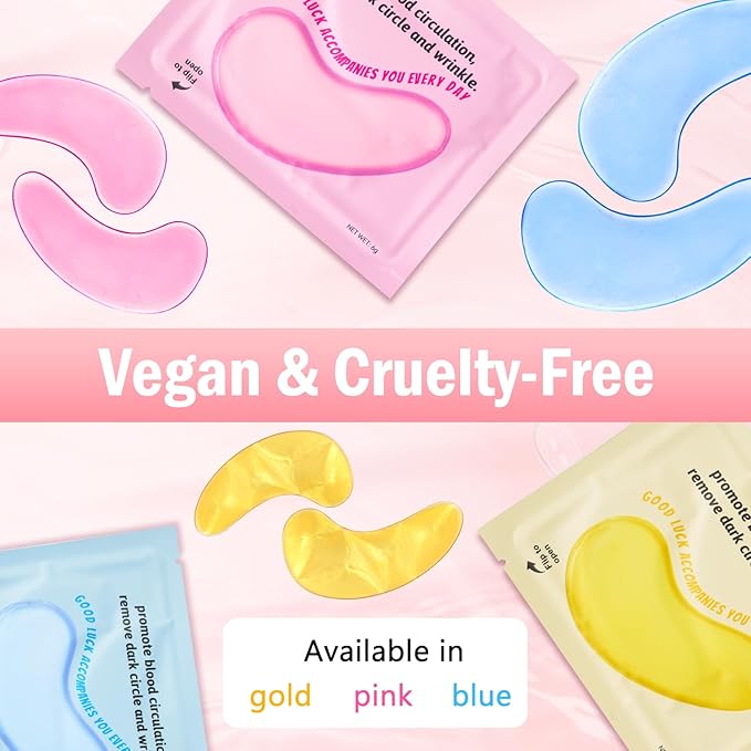 Under Eye Patches (30 Pairs) Hyaluronic Acid Eye Masks for Puffy Eyes, Dark Circles, Eye Bag, Wrinkles - Skin Care Gifts for Women, Under Eye Gel Patches