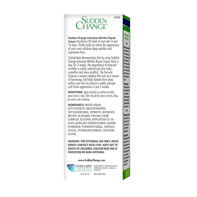 Sudden Change Intensive Wrinkle Repair Cream, 0.5oz