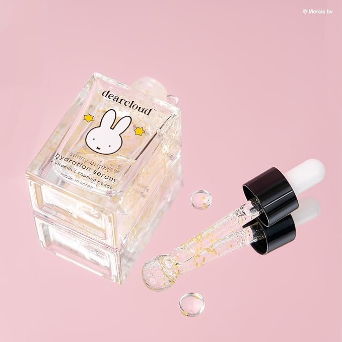 x Miffy Sunny Hydration Serum – Hydrating Hyaluronic Acid & Vitamin C Face Serum (1 fl oz)