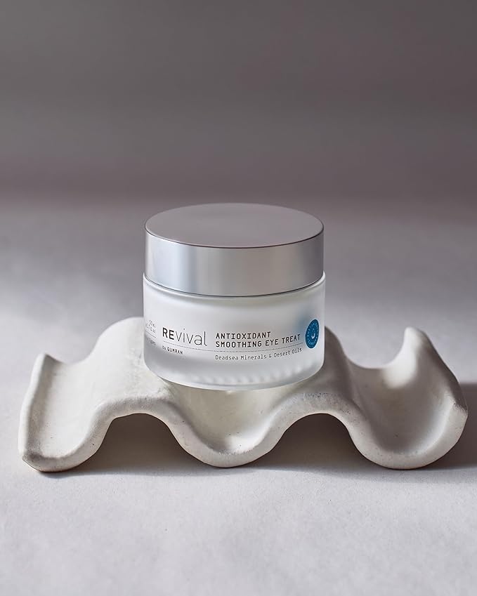 REvival Antioxidant Soothing Eye Treatment - Anti-Aging, Hydrating & Smoothing Fine Lines - Eye Moisturizer with Argan, Jojoba & Aloe for All Skin Types-30ml | 1oz