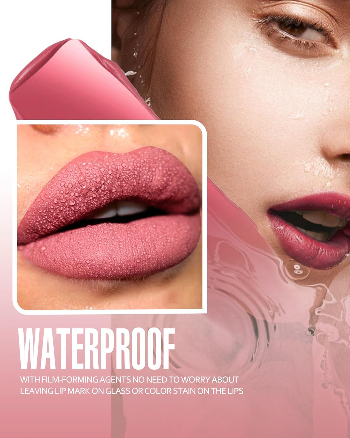 Burgundy Red Lipstick Long Lasting Lipsticks for Women Smudgeproof Transferproof Cruelty Free Lip Makeup, 909 Run Away