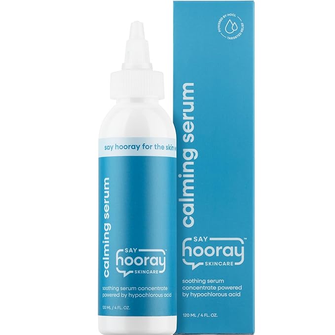 Hypochlorous Acid Calming Serum - 0.02% HOCl, 4 oz - Gentle Acne & Sensitive Skin Treatment, Reduces Redness, Soothes Irritated Skin & Minor Wounds