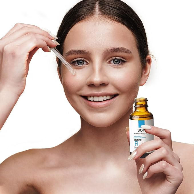 Soti 2.5% Retinol Serum, Reduces Wrinkles, Age Spots, Post-Acne Marks. Stimulates Collagen, Firm Skin, Anti Aging with Hyaluronic Acid, Niacinamide (30ml)