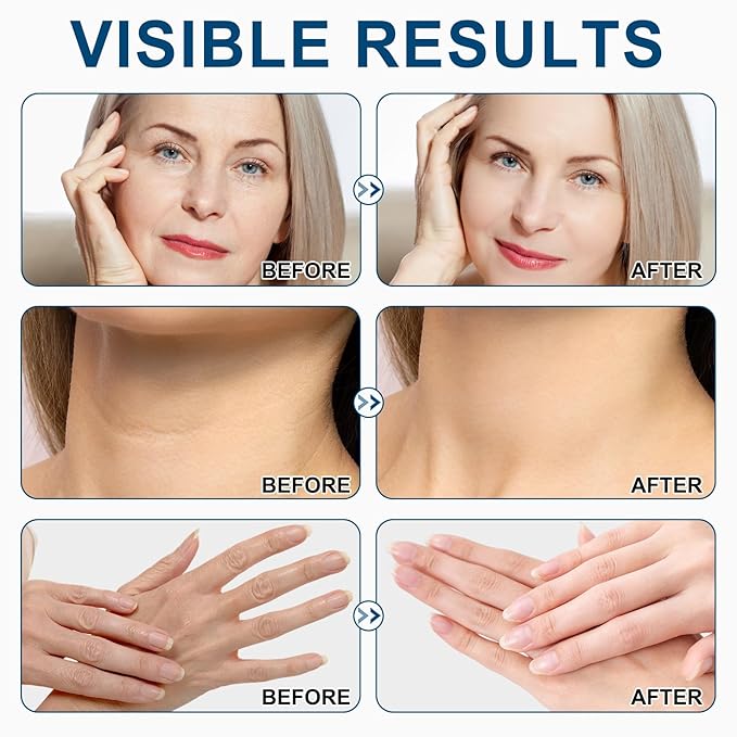 Advanced Retinol Firming Serum Stick, 3-In-1 Skincare Solution Smoothes, Firms & Lifts, Improves Necklines, Wrinkles & Crow'S Feet And Revitalises Dry Skin For Women Face & Neck